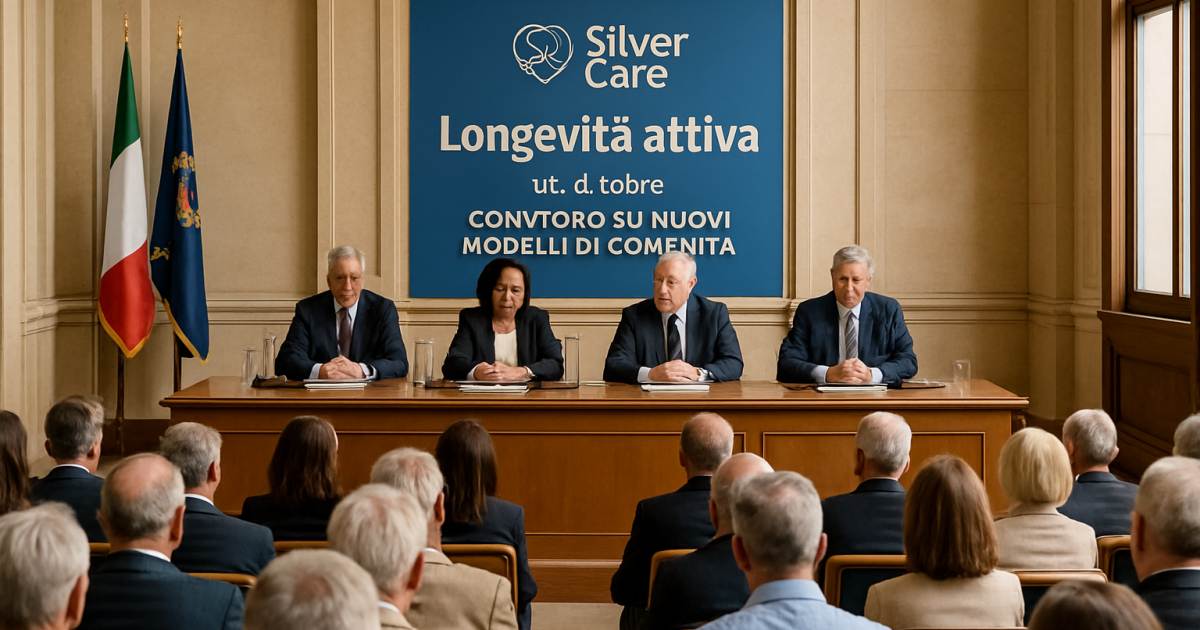 Longevità attiva: il 1° ottobre alla Regione Lazio il convegno su nuovi modelli di comunità