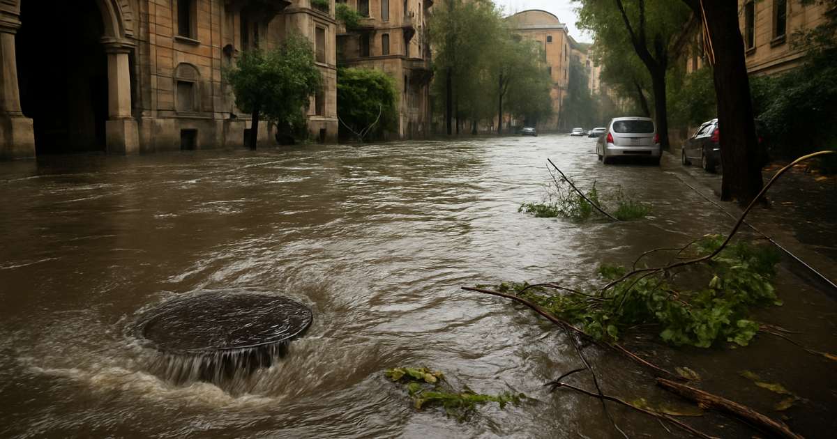Maltempo a Roma: Forza Italia denuncia mancata manutenzione e critica l’ufficio ‘Clima’
