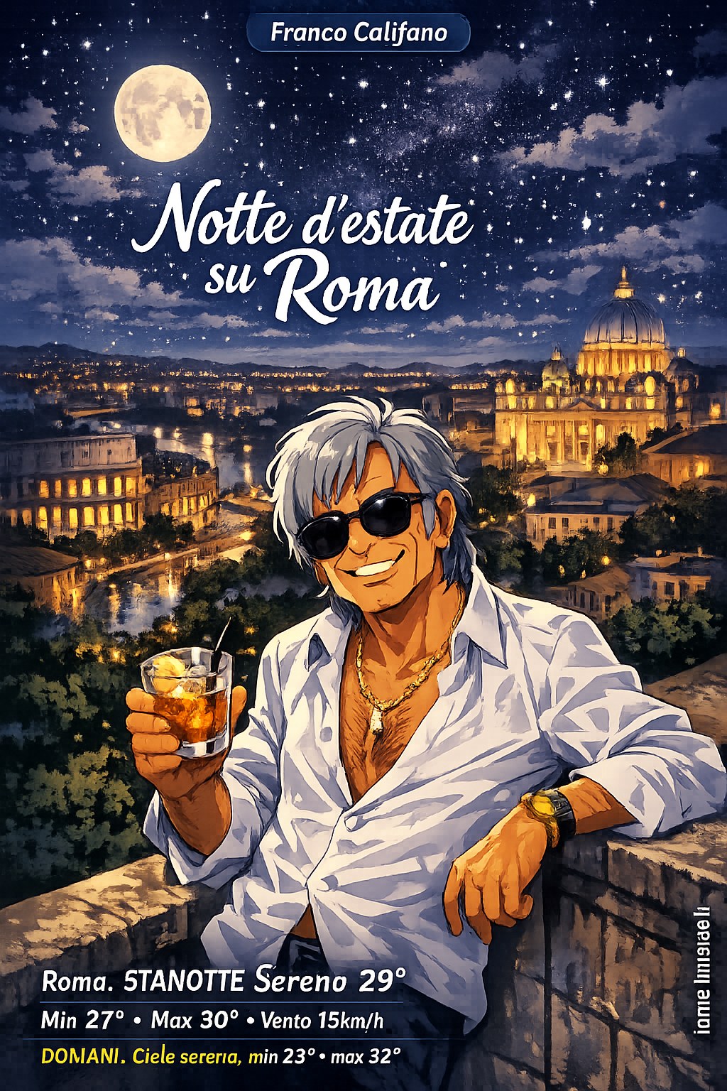 Storia meteo Roma notte - 1 Settembre 2026