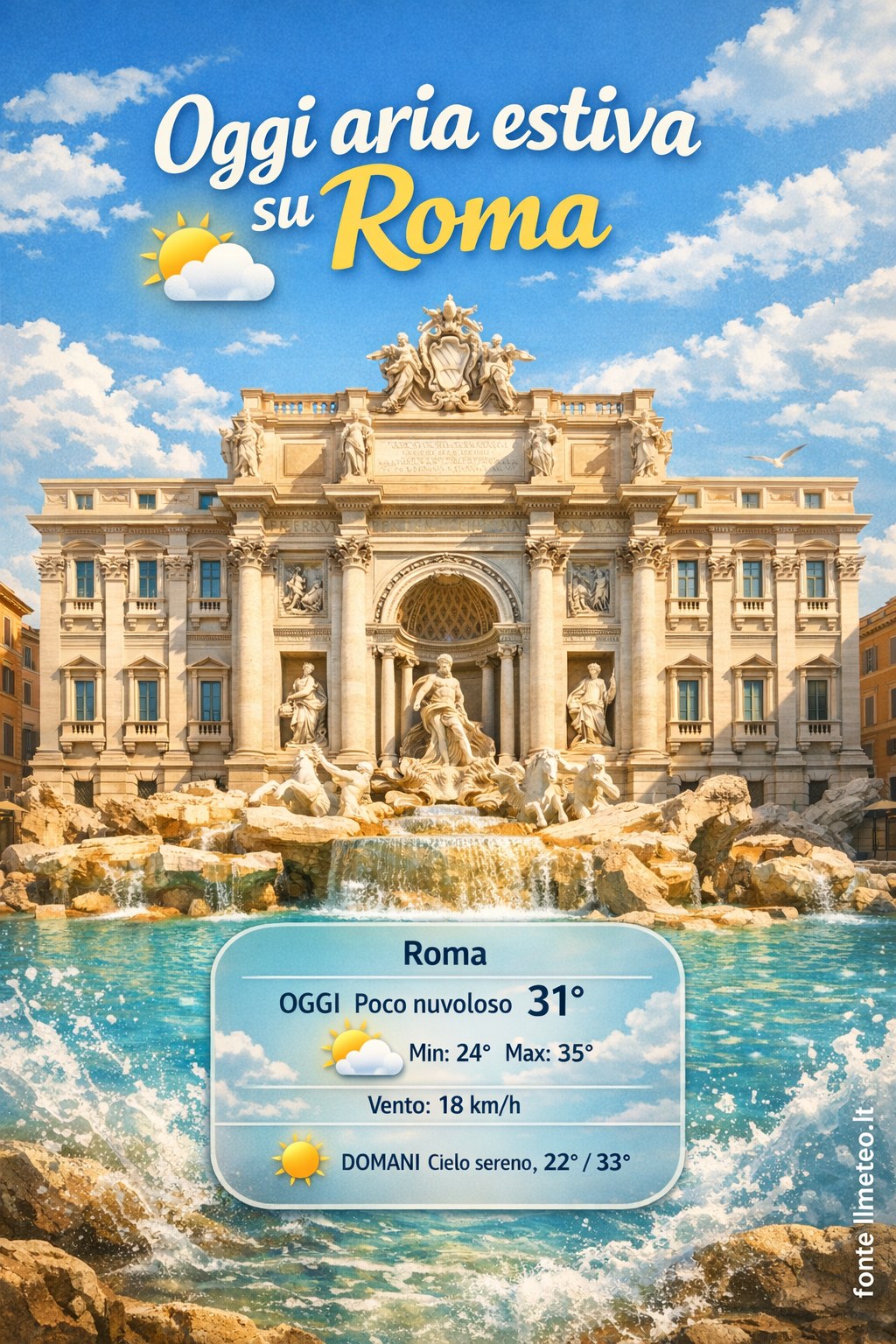 Storia meteo Roma oggi e domani - 2 Settembre 2026