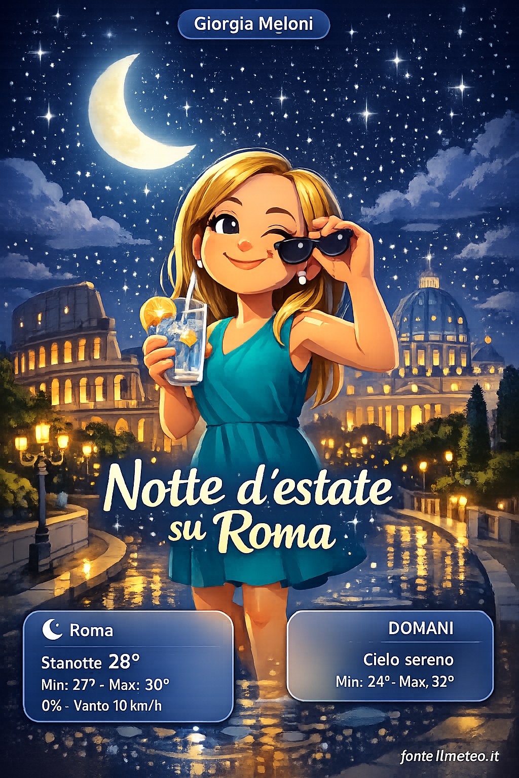 Storia meteo Roma notte - 4 Settembre 2026