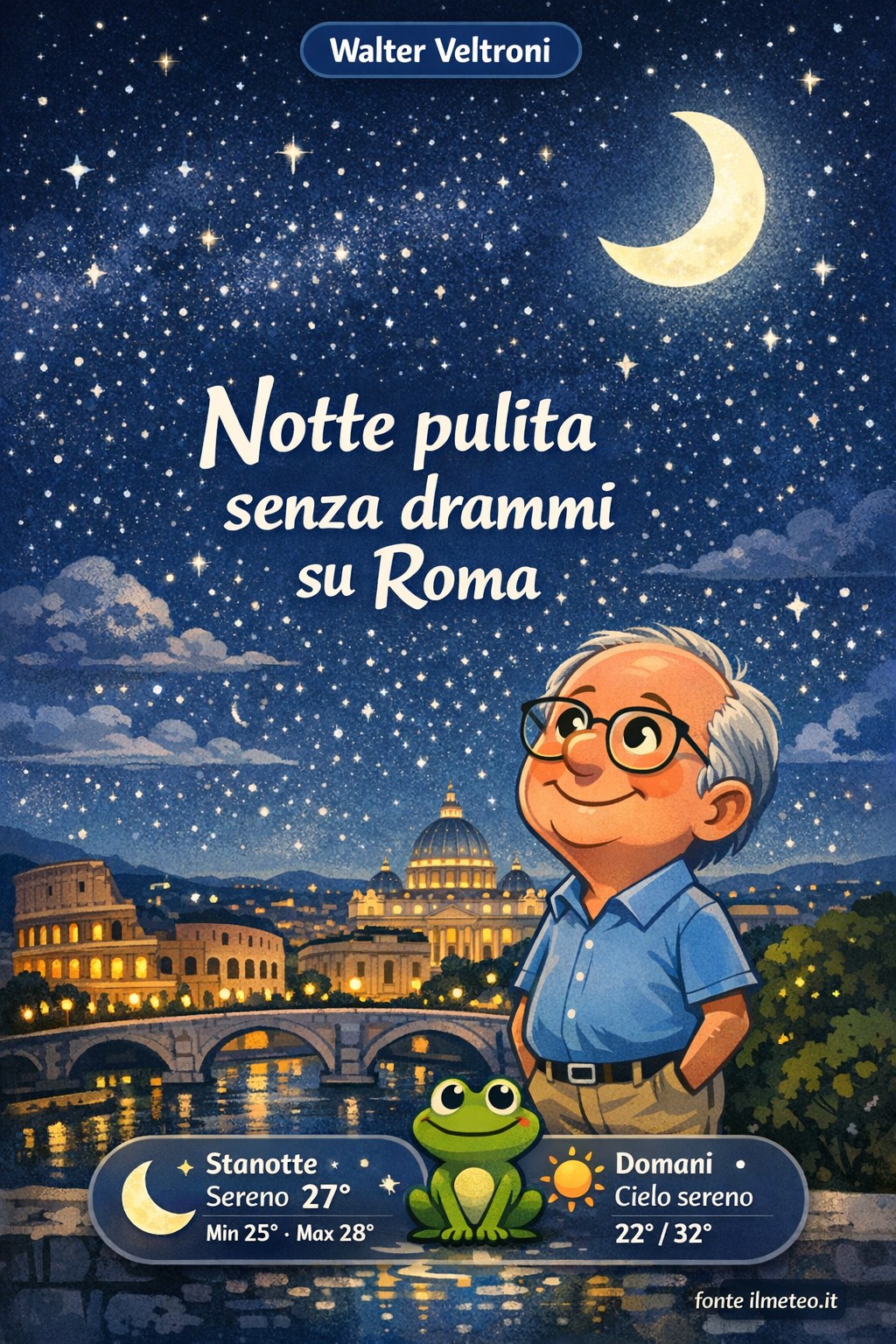 Storia meteo Roma notte - 5 Settembre 2026