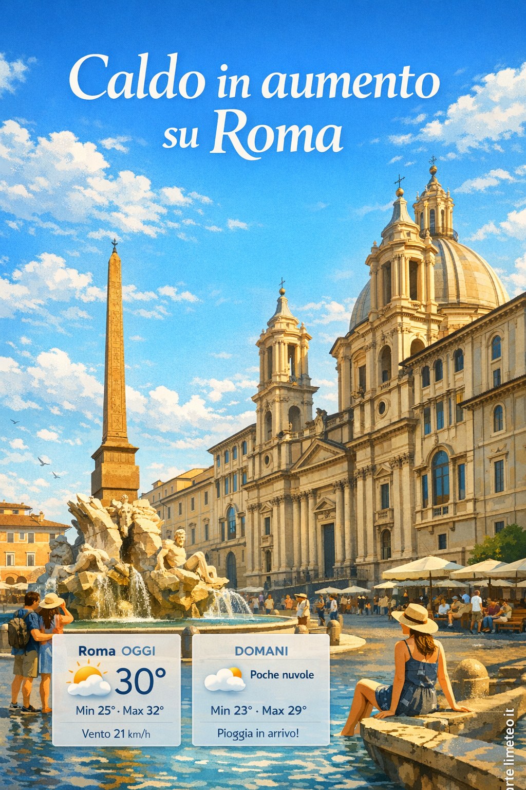Storia meteo Roma oggi e domani - 9 Settembre 2026