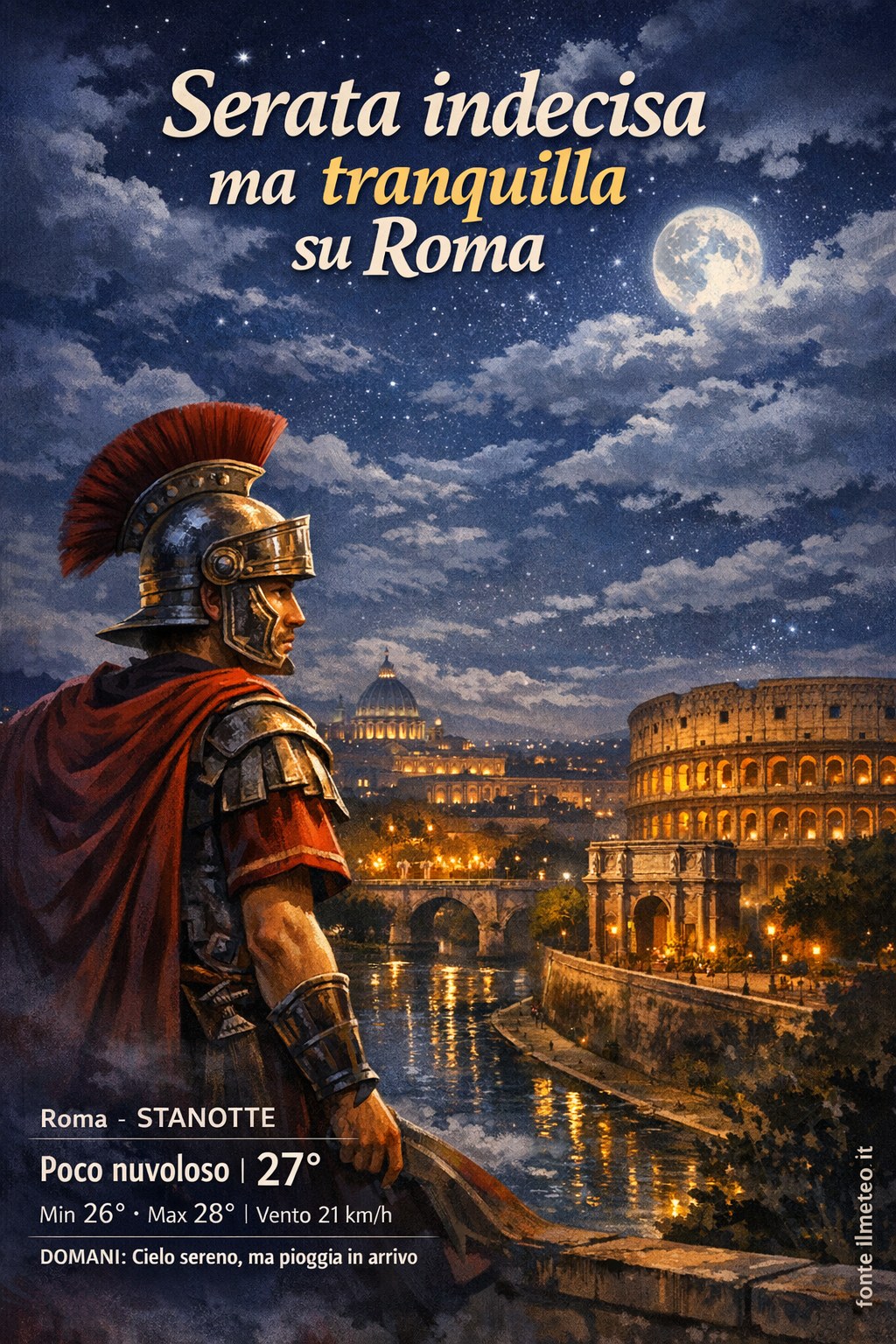 Storia meteo Roma notte - 9 Settembre 2026
