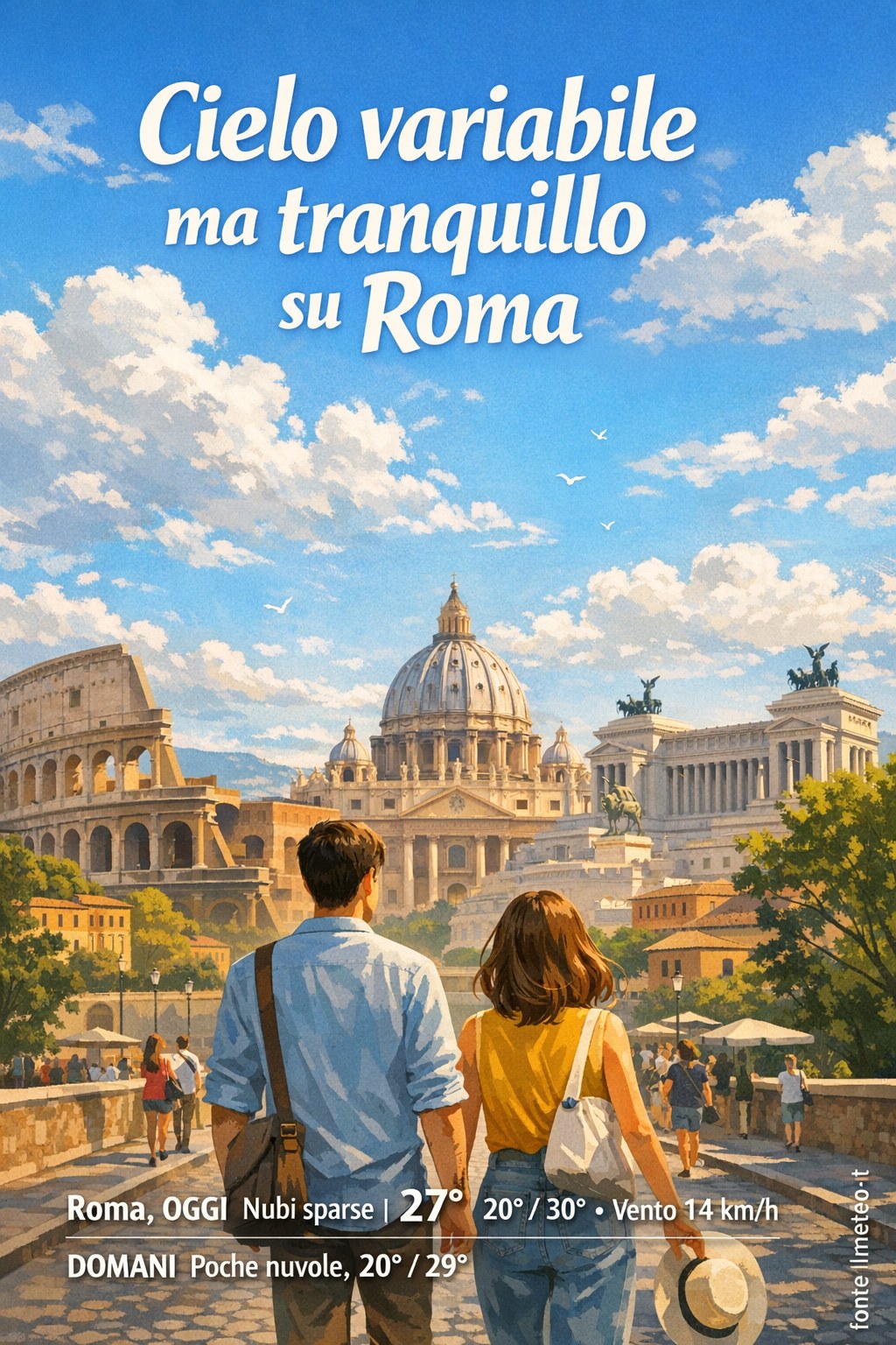 Storia meteo Roma oggi e domani - 14 Settembre 2026