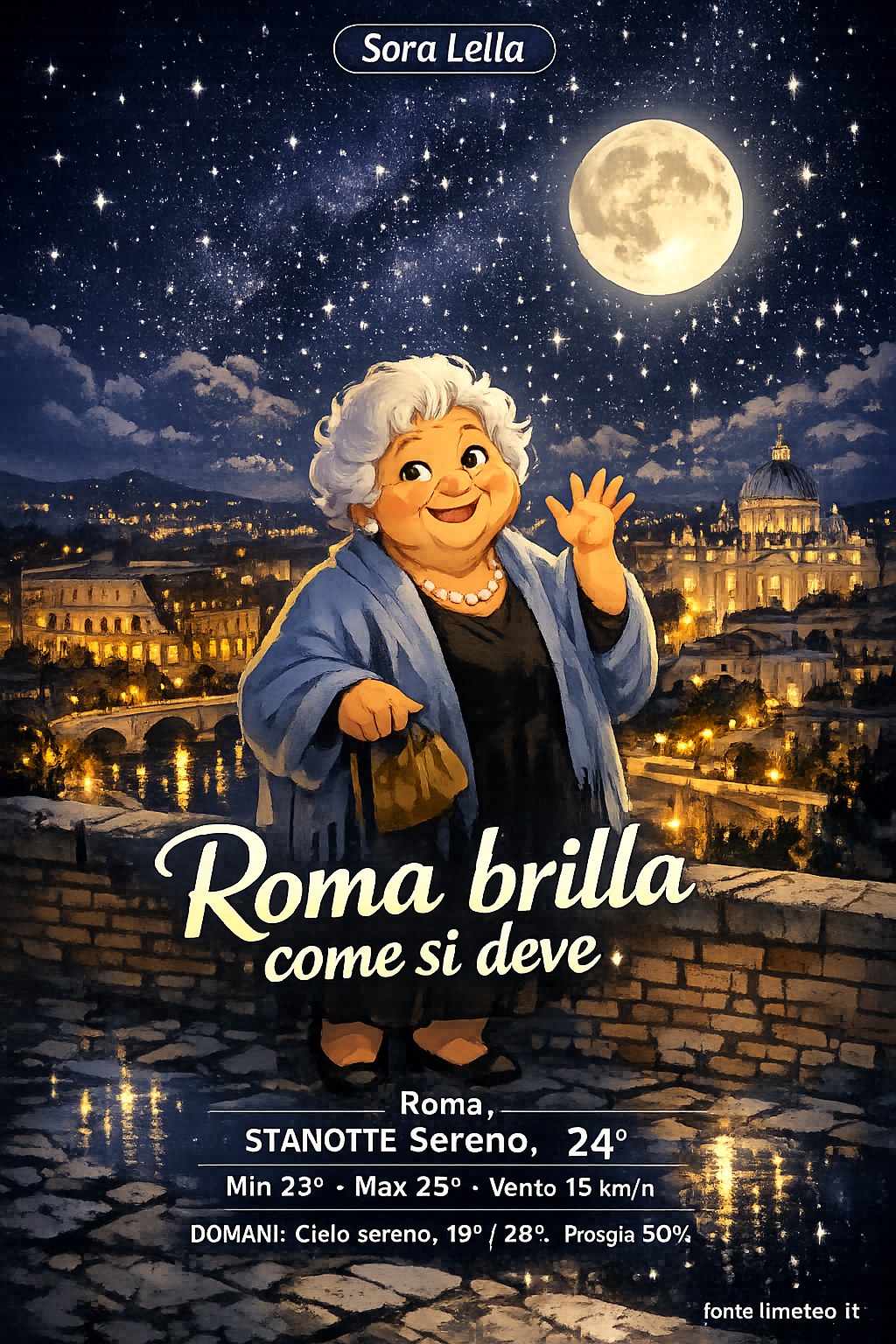 Storia meteo Roma notte - 16 Settembre 2026