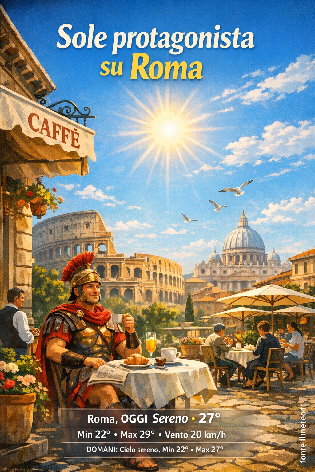 Storia meteo Roma oggi e domani - 17 Settembre 2026