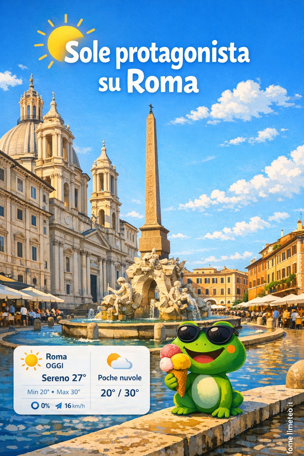 Storia meteo Roma oggi e domani - 20 Settembre 2026