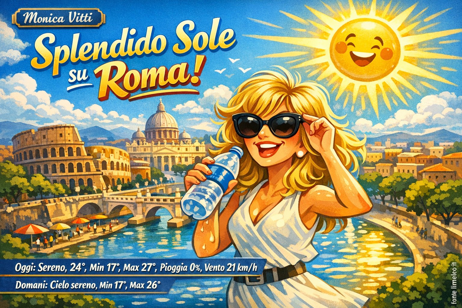 Meteo Roma, previsioni di oggi 23 Settembre 2026: sereno