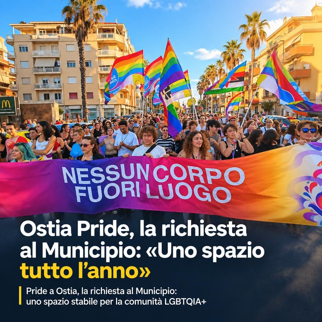 Ostia Pride, la richiesta al Municipio: «Uno spazio tutto l’anno»