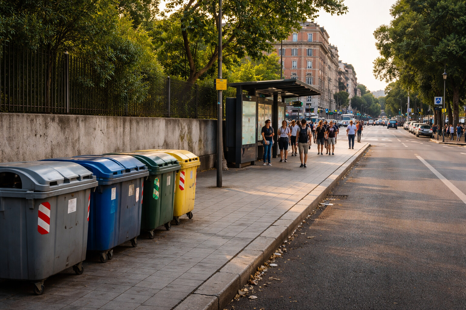 Ostiense sgomberato: marciapiedi liberi, ma i giorni di partita restano la prova del fuoco