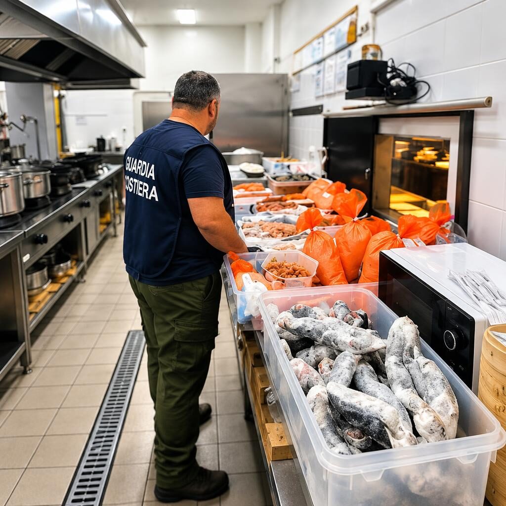 Pesce mal conservato, maxi sequestro nel Lazio: 100 quintali fuori mercato