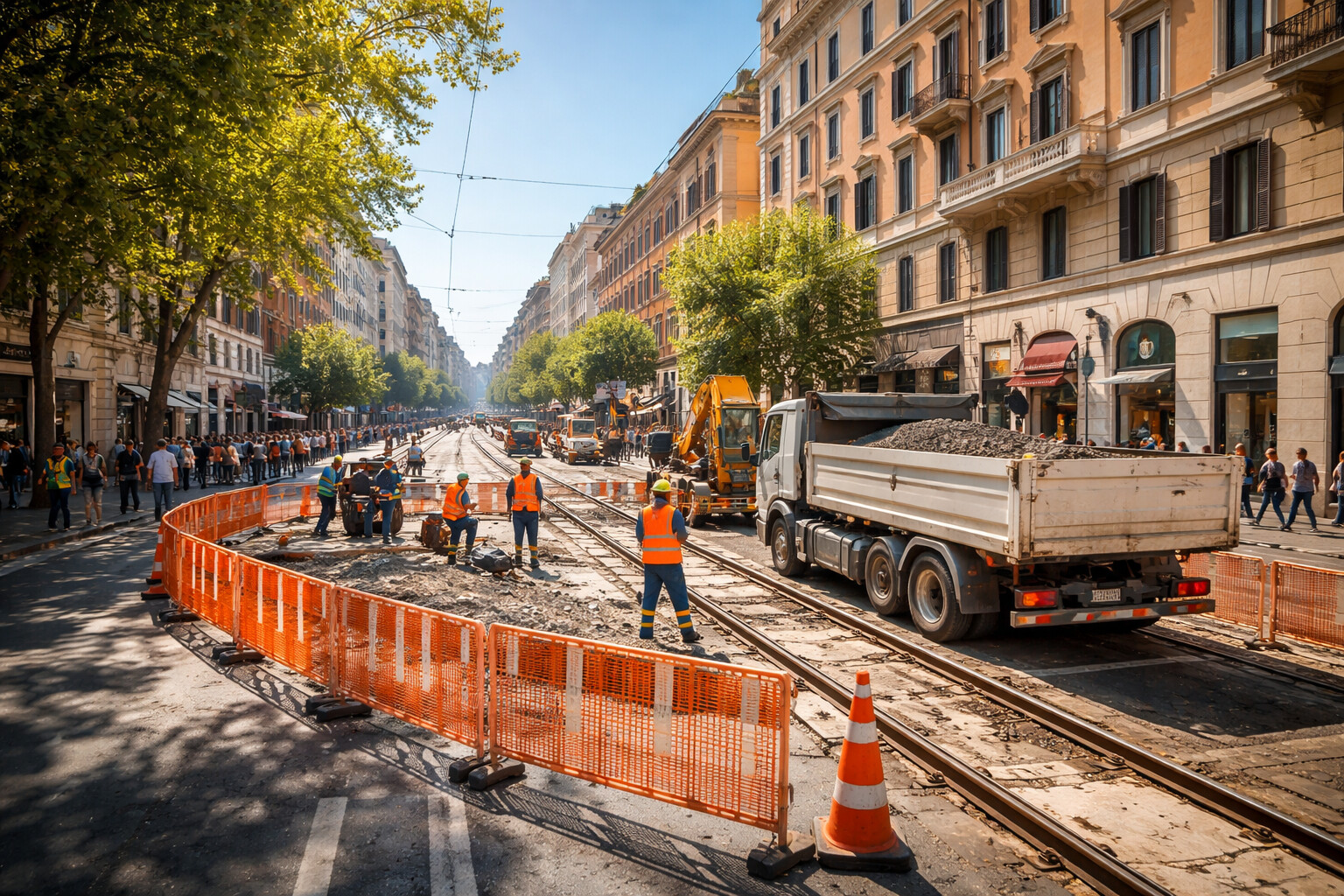 Prati, il tram 19 torna ma la mobilità del quartiere cambia: cantieri, sosta e negozi sotto pressione