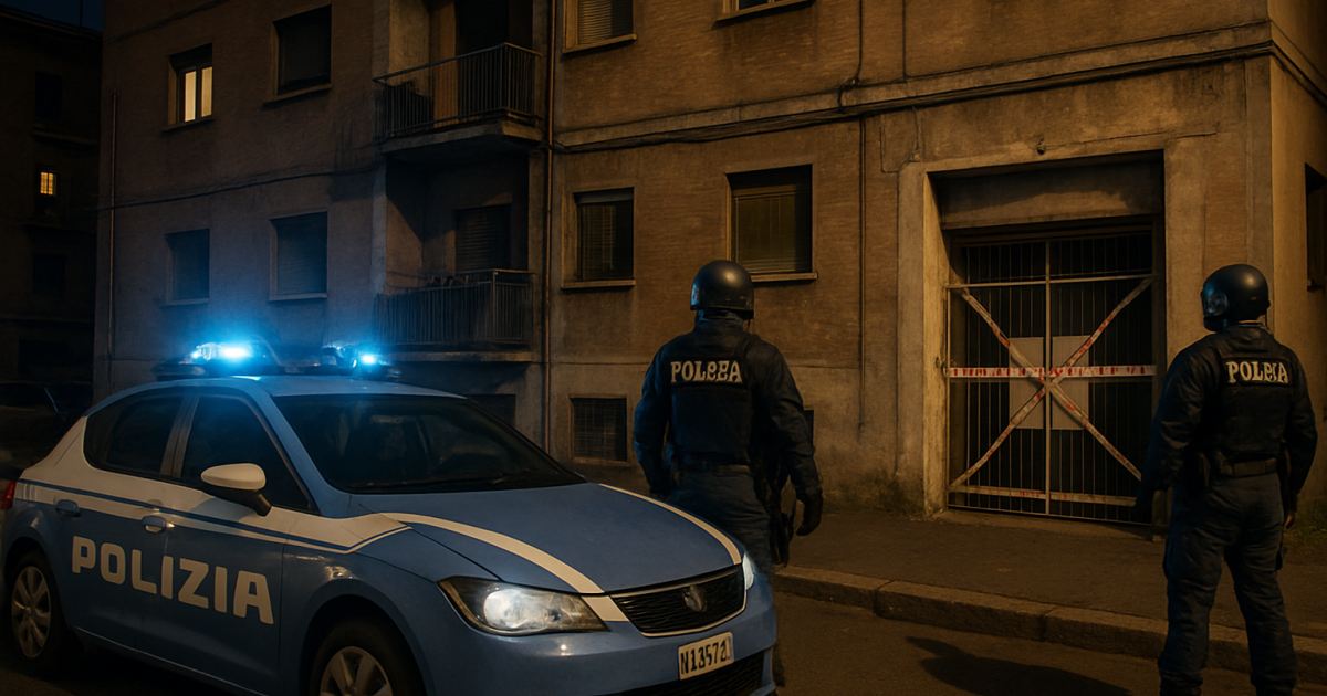 Questura di Roma: controlli e sequestri nell’immobile occupato di via Cesare Tallone a Torsapienza