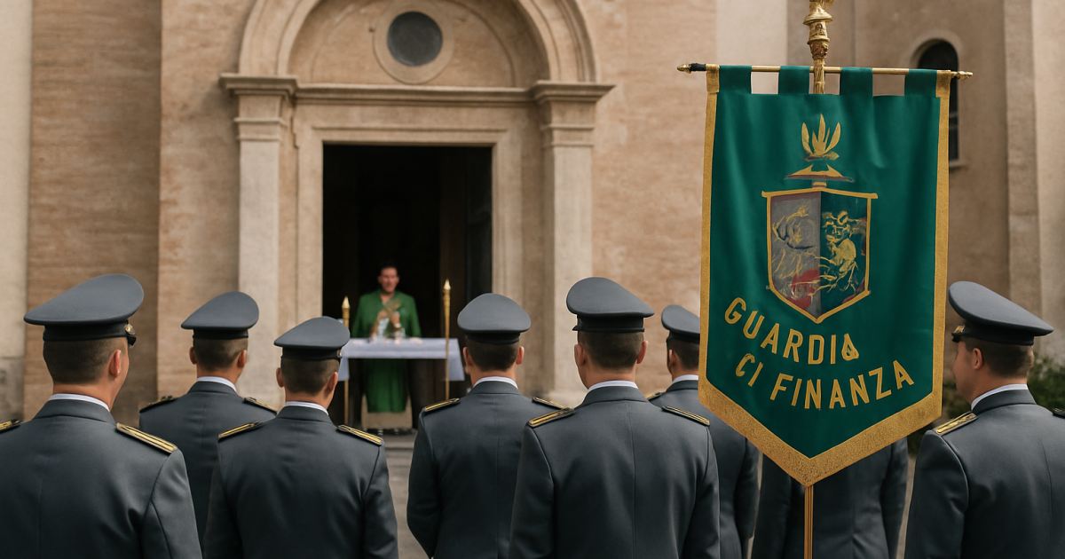Reparto Aeronavale Lazio: celebrazione liturgica per la ricorrenza di San Matteo, patrono della Guardia di Finanza