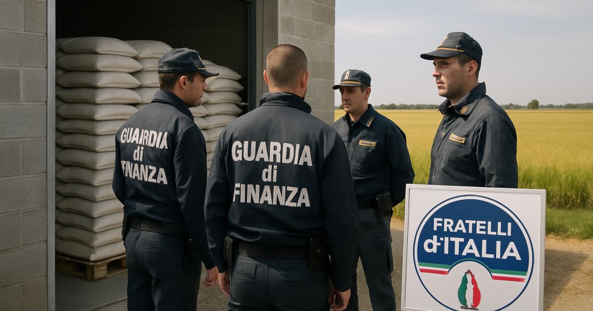 Ricchiuti (FdI): priorità la tutela del Made in Italy dopo il sequestro della Guardia di Finanza in Lomellina