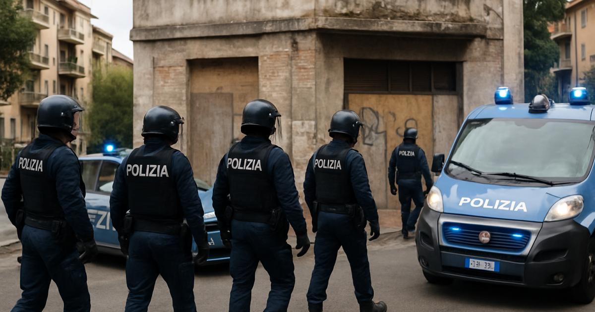 Roma, prosegue l’intervento delle forze dell’ordine nello stabile di via Cesare Tallone