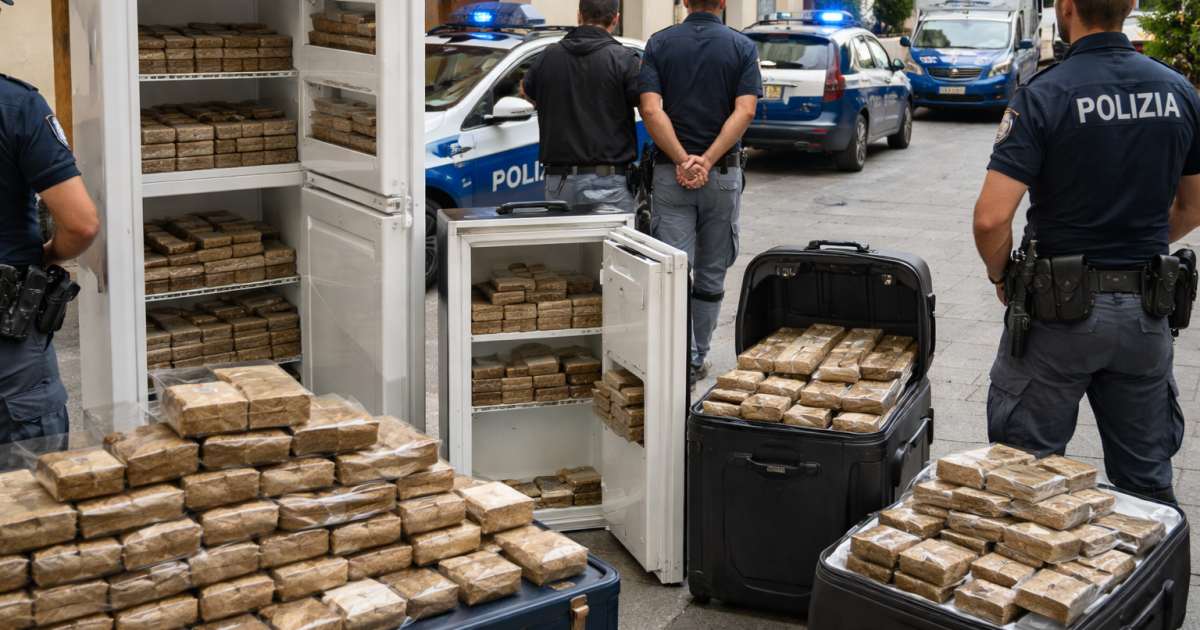 Roma: sequestrati oltre 414 kg di hashish tra trolley e frigoriferi, arrestato un ventinovenne (Video)
