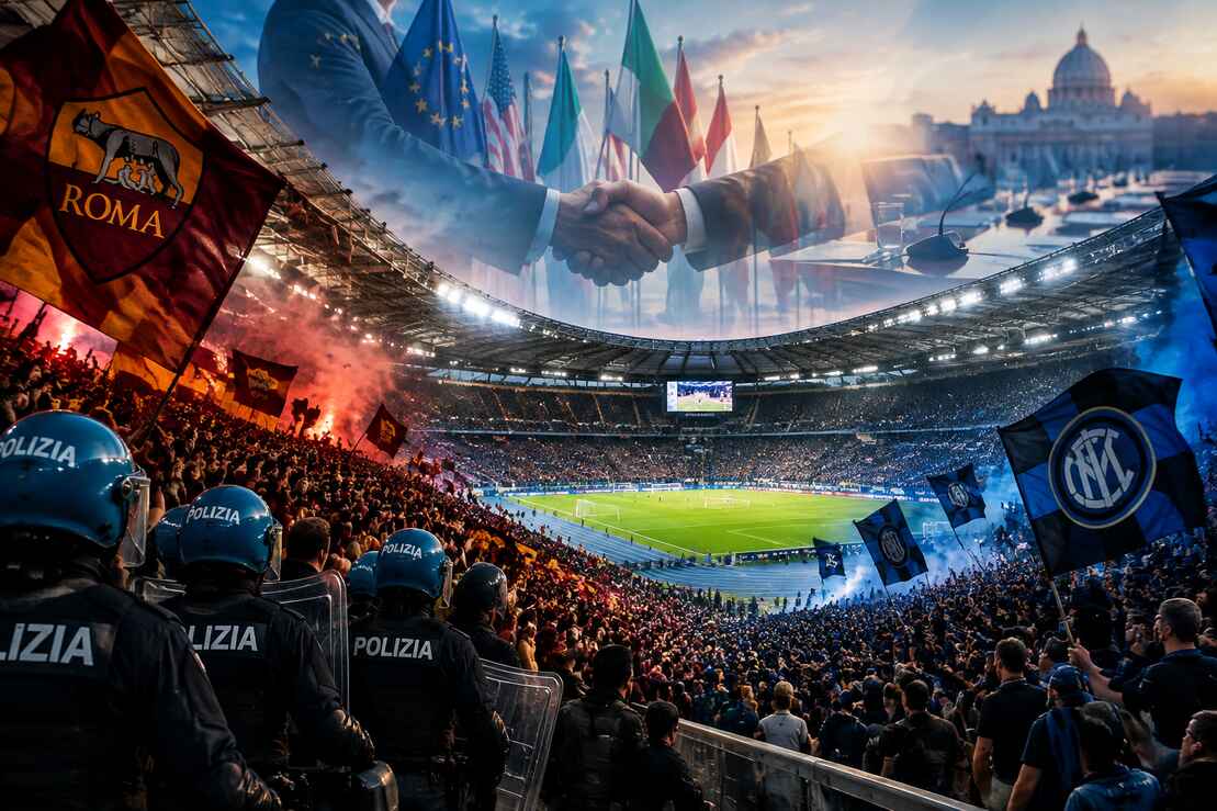 Roma tra derby e diplomazia: lo sport diventa palco di dialogo