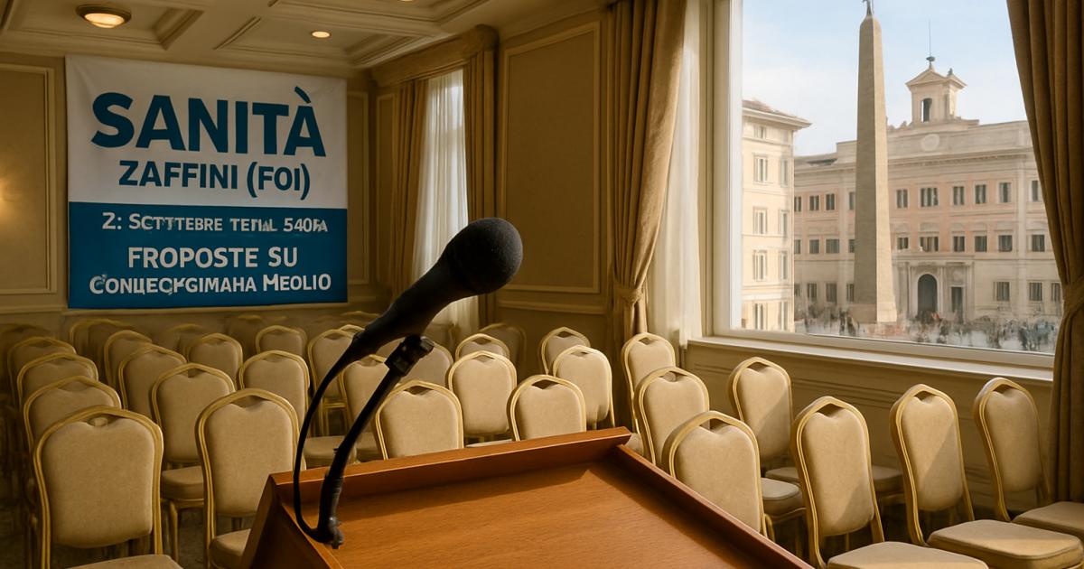Sanità: Zaffini (FdI) partecipa al convegno del 22 settembre a Roma per presentare proposte su come spendere meglio