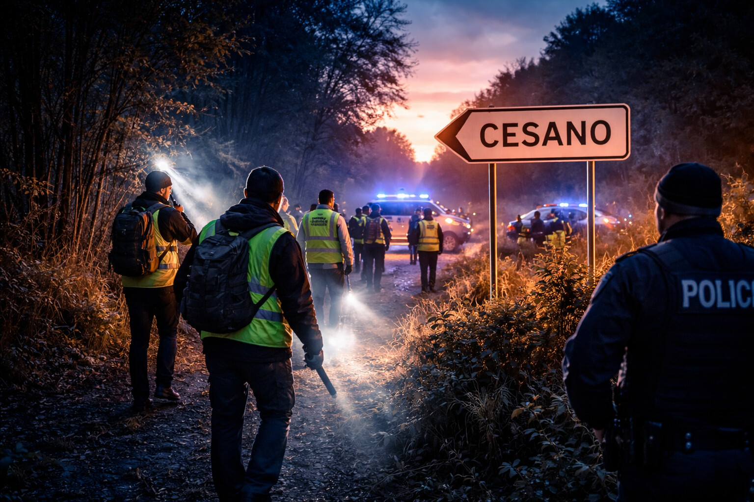Scomparsa a Cesano, ricerche a tappeto: mappa delle aree battute e come segnalare avvistamenti