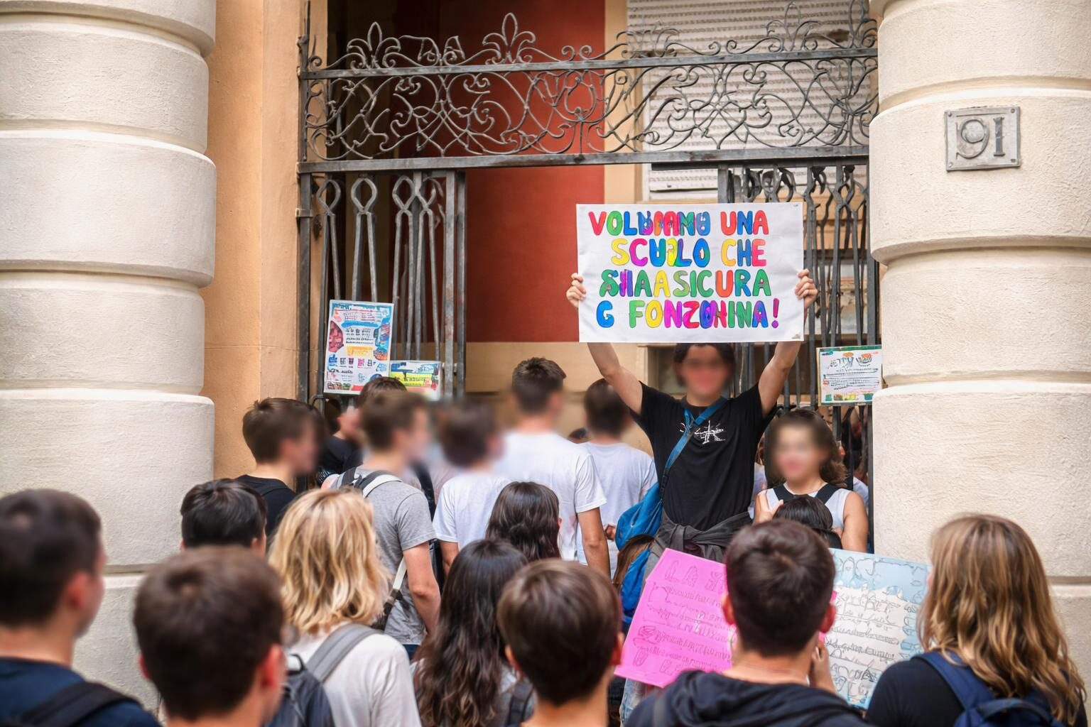 Scuola e degrado: gli studenti romani chiedono interventi subito