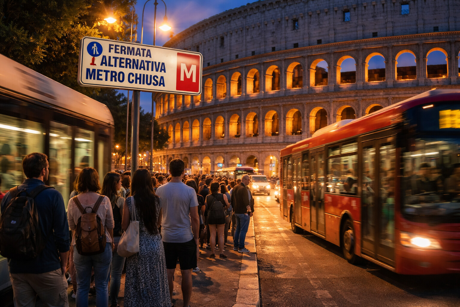 Settembre a incastri: la mobilità serale di Roma rischia il collasso tra Metro C chiusa e matchday