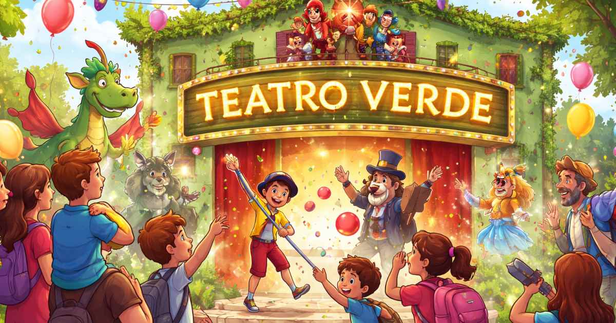 Teatro Verde: dal 26 settembre al via la 41ª stagione per bambini, ragazzi e famiglie
