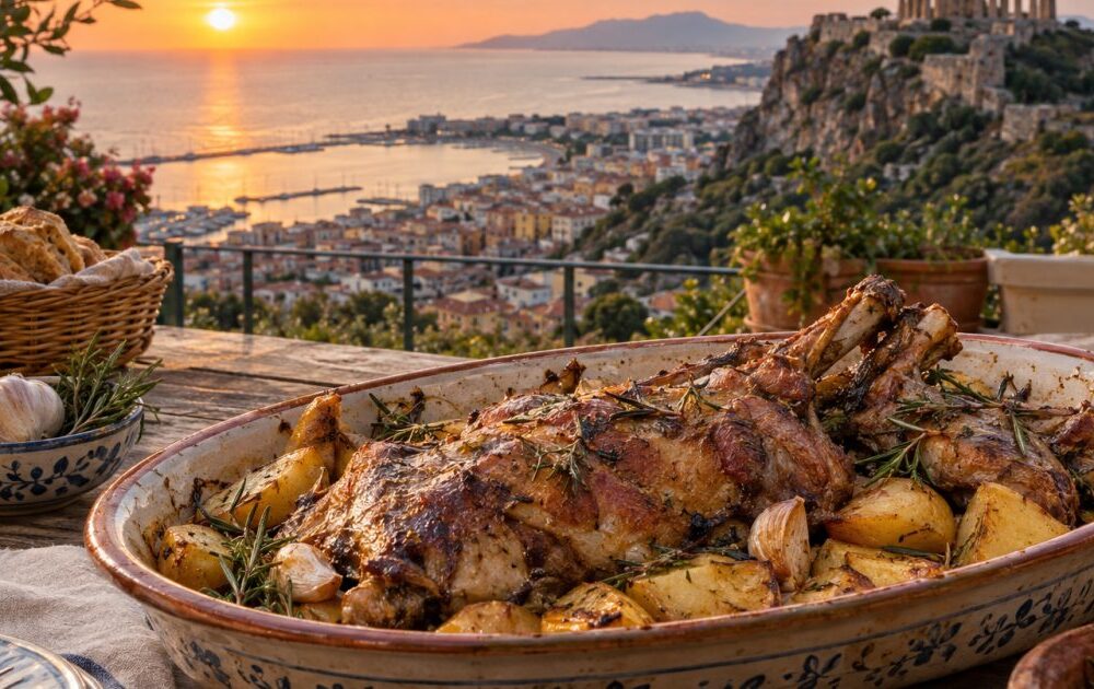 Terracina dall’alto: il Tempio di Giove Anxur e l’abbacchio al forno