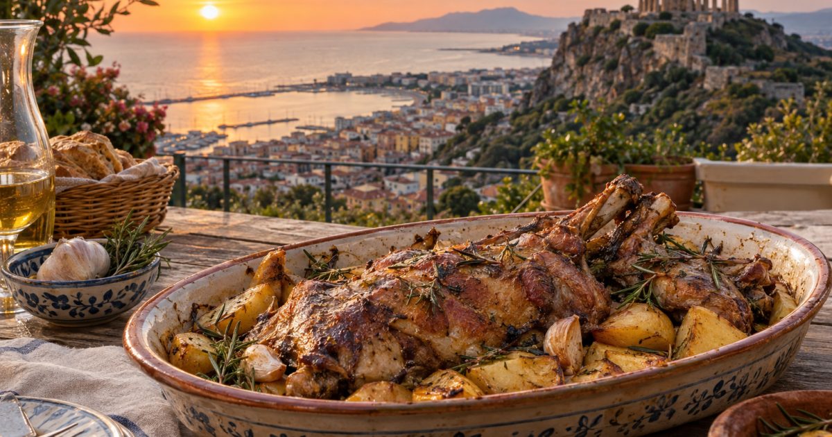 Terracina dall’alto: il Tempio di Giove Anxur e l’abbacchio al forno