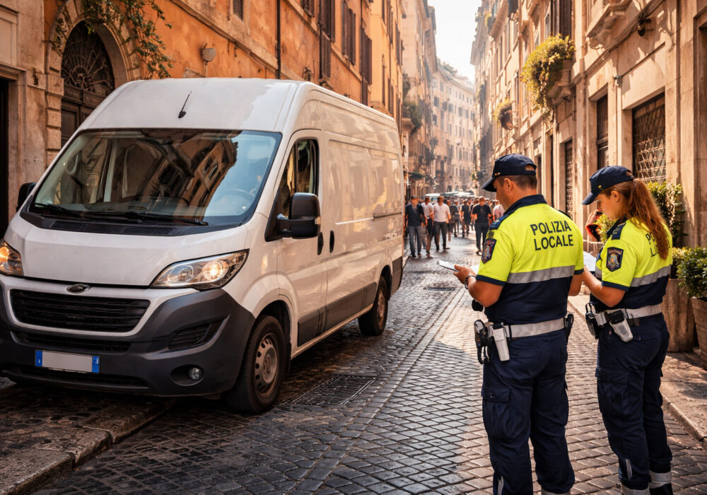 Tolleranza zero in centro, ma le regole sono in cortocircuito: corrieri presi fra multe e ricorsi Tolleranza zero in centro, ma le regole sono in cortocircuito: corrieri presi fra multe e ricorsi
