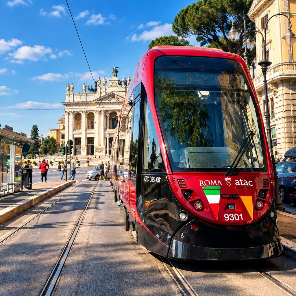 Tram rosso a Roma, bello da vedere: ma funzionerà davvero?