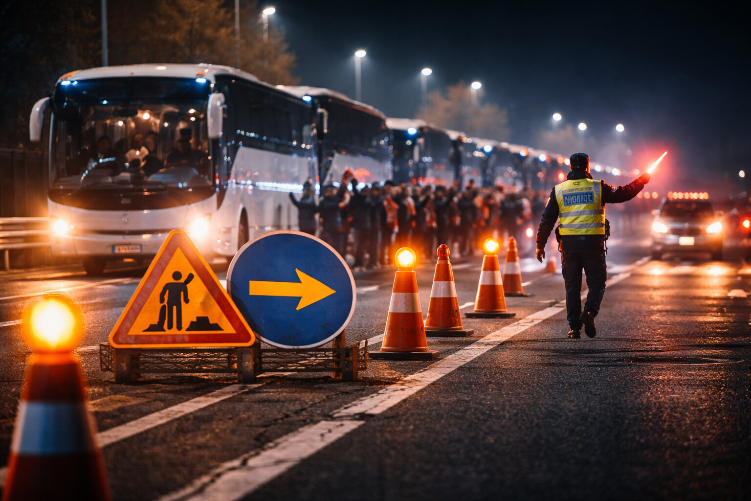 Trasferte in bilico: le corse straordinarie di ATAC e la chiusura notturna dell’A1 che mette in crisi i pullman verso Roma
