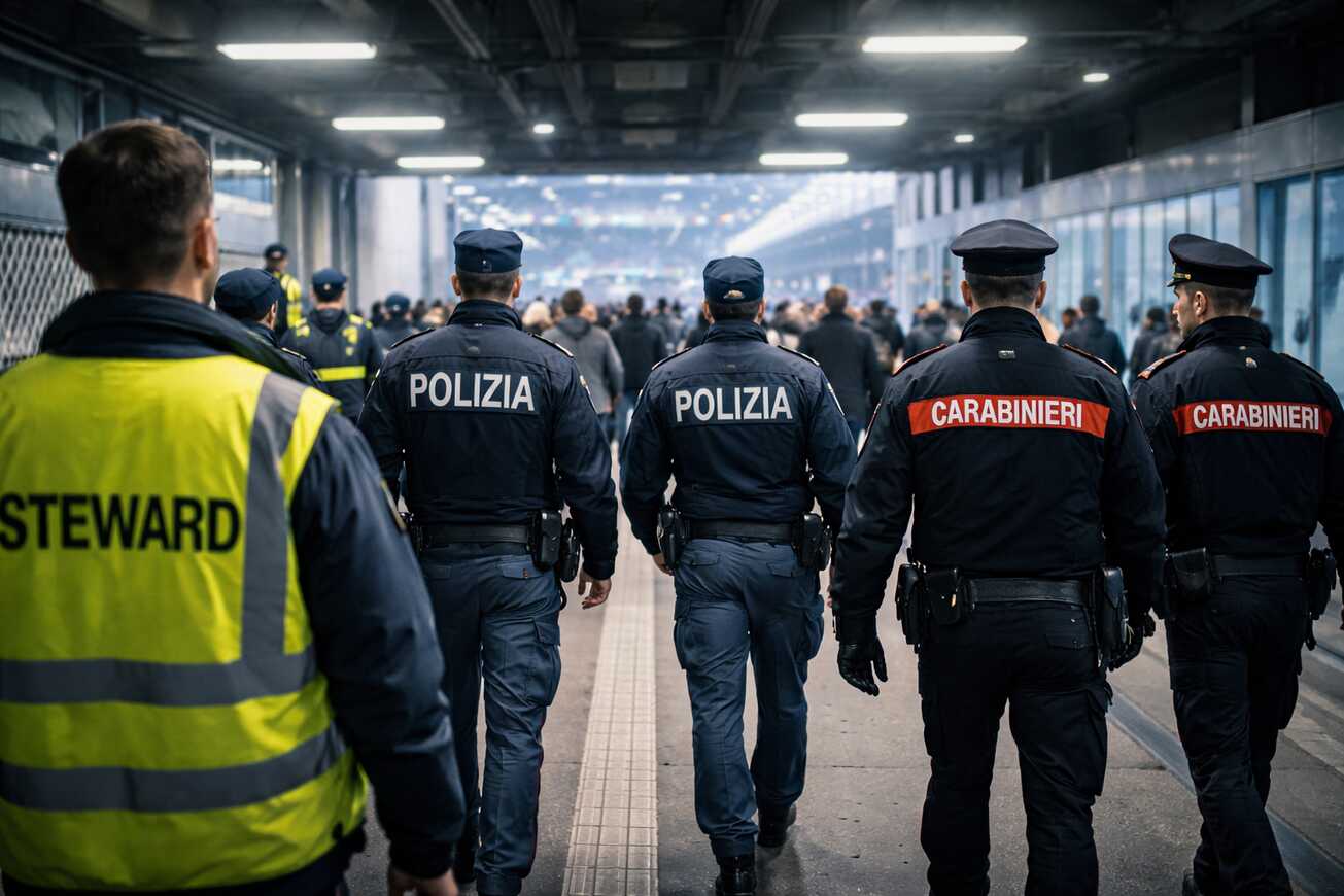 Trasferte ultras a rischio: daspo e stewarding per spegnere gli scontri Roma-Lazio