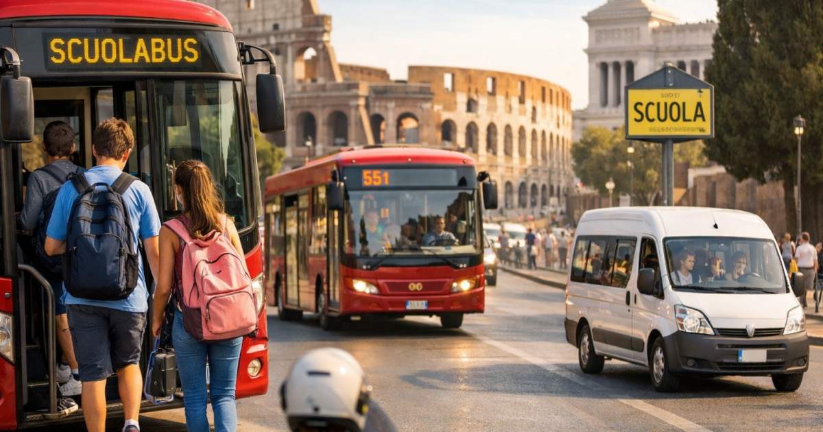 Trasporti a Roma: dal 10 settembre tornano 53 linee scolastiche e quasi 250 corse