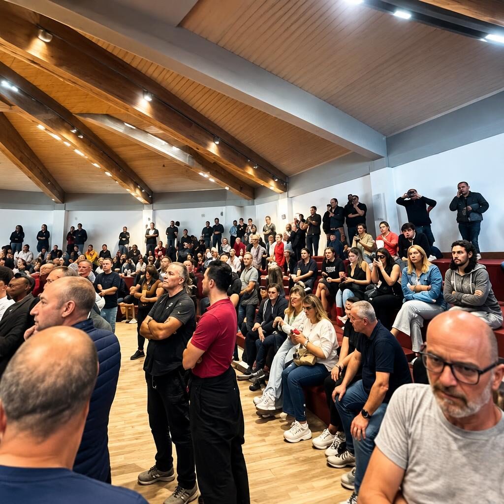 V Municipio, la politica ridotta a show: bandiera strappata e caos