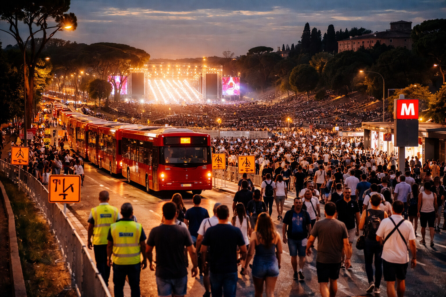 Weekend al Circo Massimo: come cambierà il trasporto pubblico e quali percorsi alternativi conviene usare