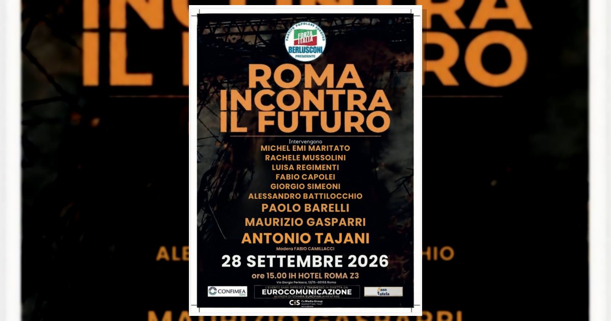 “Roma incontra il futuro”: il 28 settembre a Roma un forum su pace, dialogo e libertà religiosa