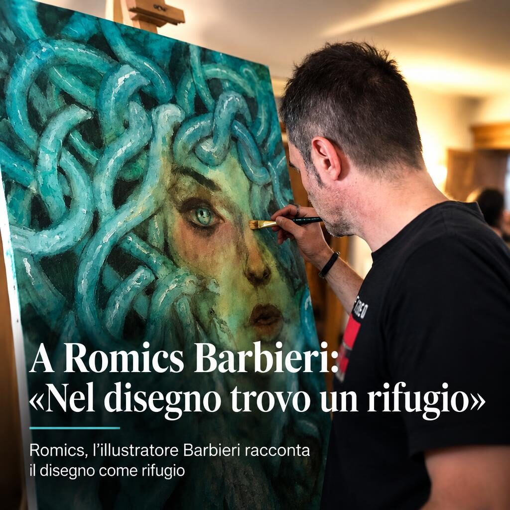 A Romics Barbieri: «Nel disegno trovo un rifugio»