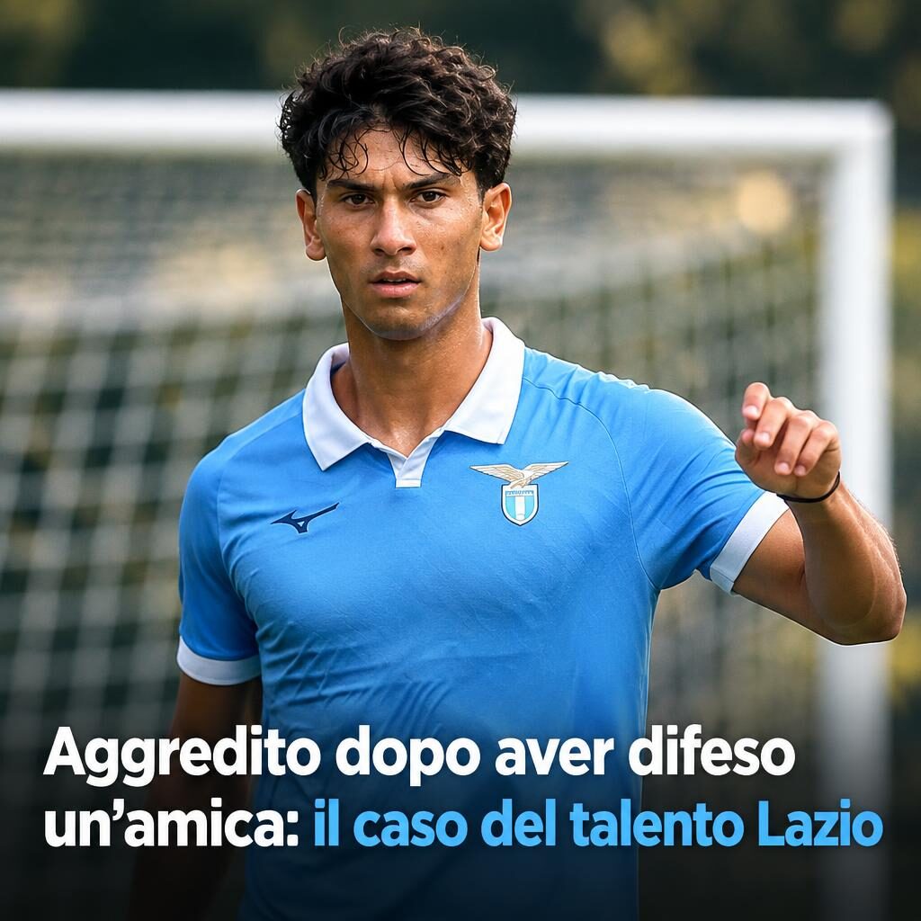 Aggredito dopo aver difeso un’amica: il caso del talento Lazio
