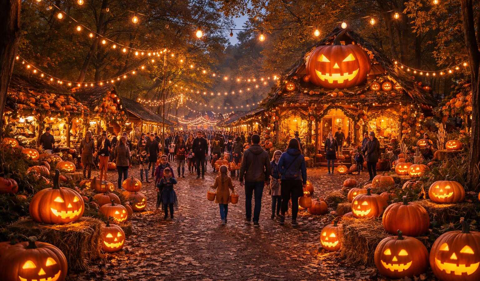 Halloween ai Castelli Romani, il Bosco delle Zucche diventa un villaggio da vivere
