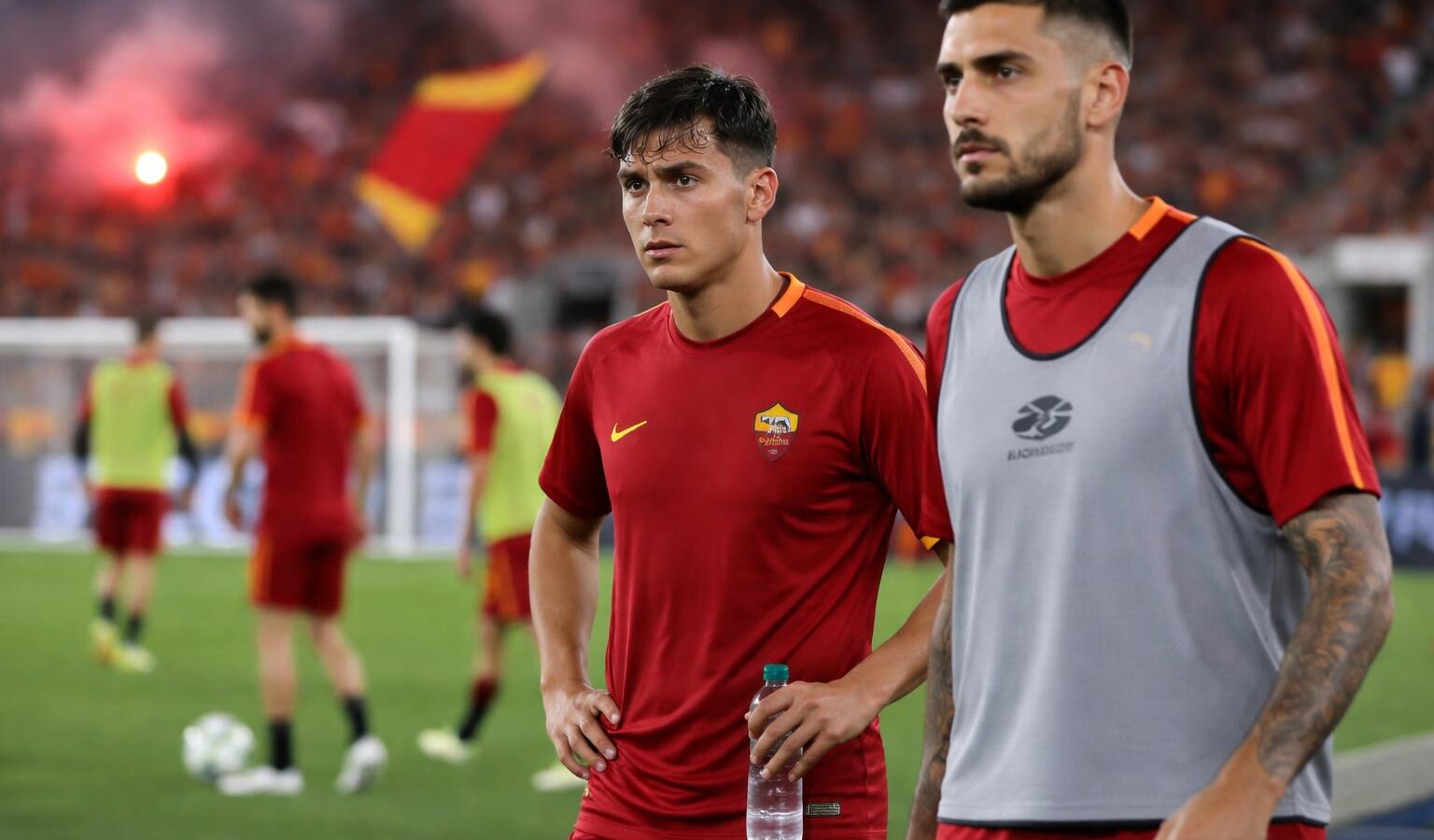 Roma, festa Champions a metà: senza Pellegrini e Dybala col Napoli