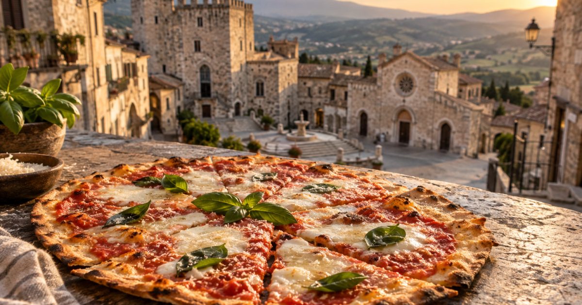 Anagni e i borghi della Ciociaria: la pizza scrocchiarella tra pietra, piazze e memoria urbana