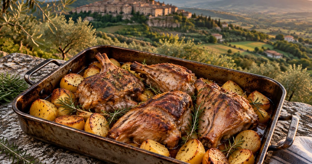 Anagni e i borghi della Ciociaria: l’abbacchio al forno tra colline, pietra e campagna