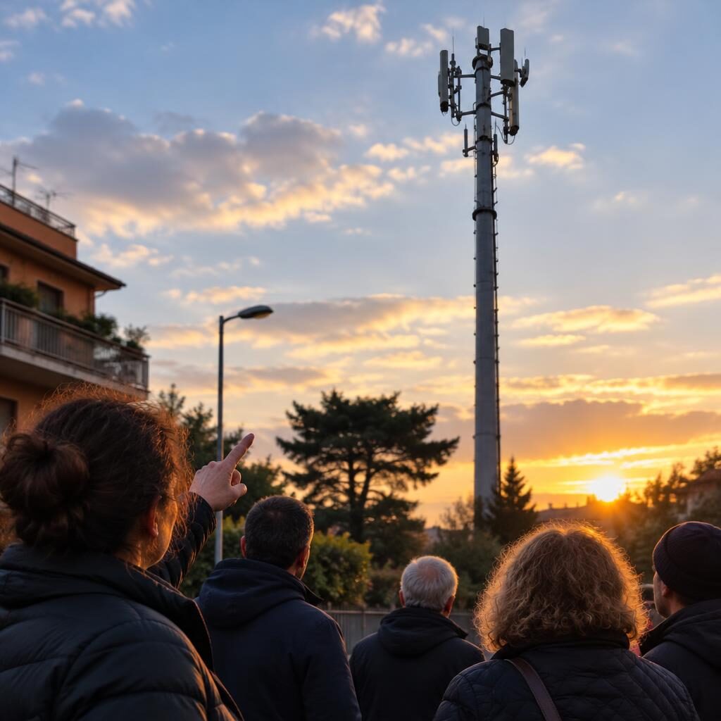Antenna a Montespaccato, il quartiere protesta: chi ha deciso?