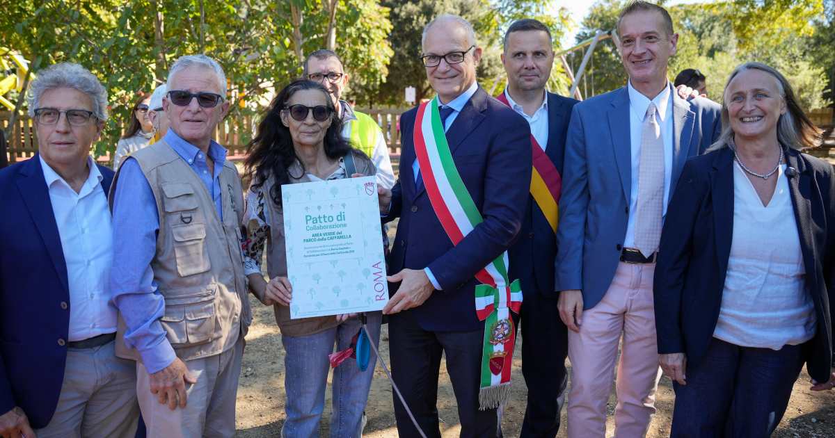 Roma, Gualtieri-Alfonsi: al Parco della Caffarella inaugurate aree ludica e fitness riqualificate