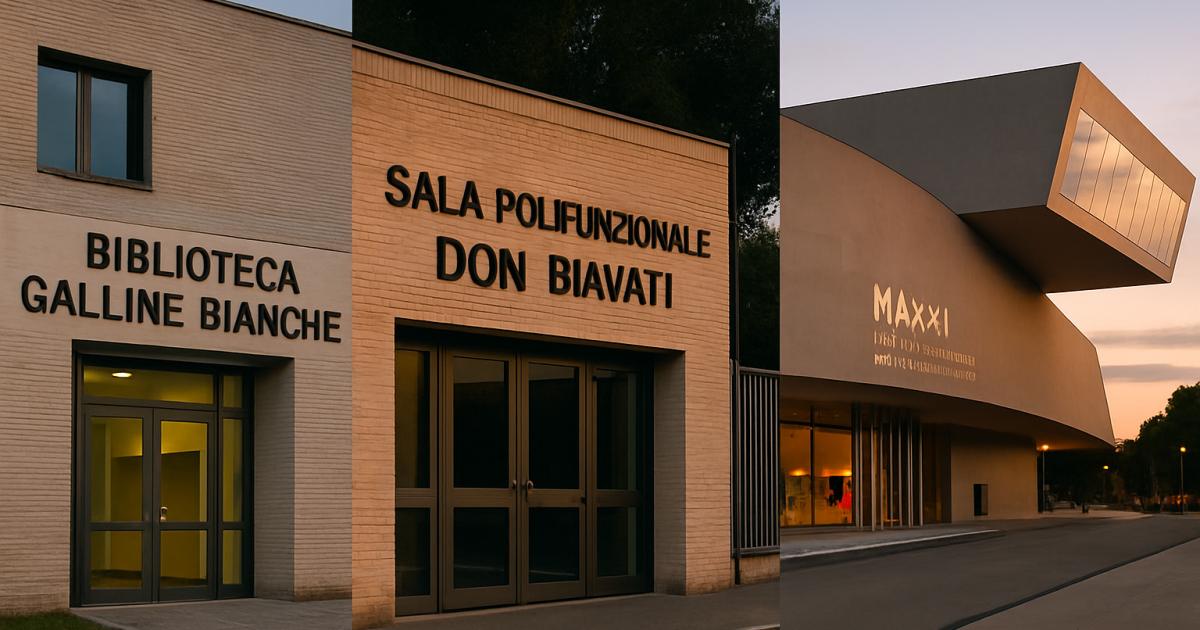 Assessori di Roma, agenda di giovedì 8 ottobre 2026: riapre la Biblioteca Galline Bianche, nuovo laboratorio e mostra al MAXXI