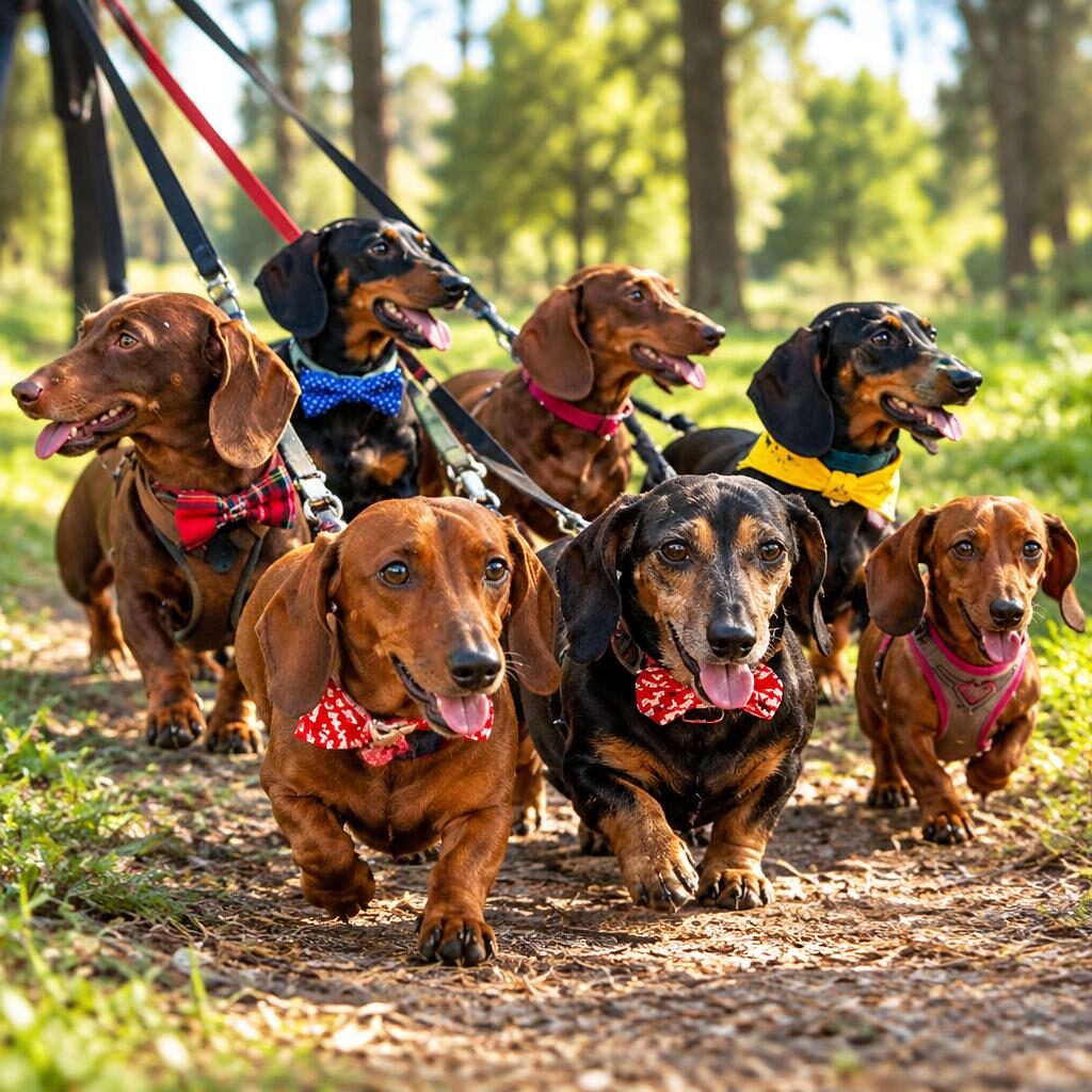 Bassotti in marcia nel verde: a Castel Romano sfila la Sausage Walk