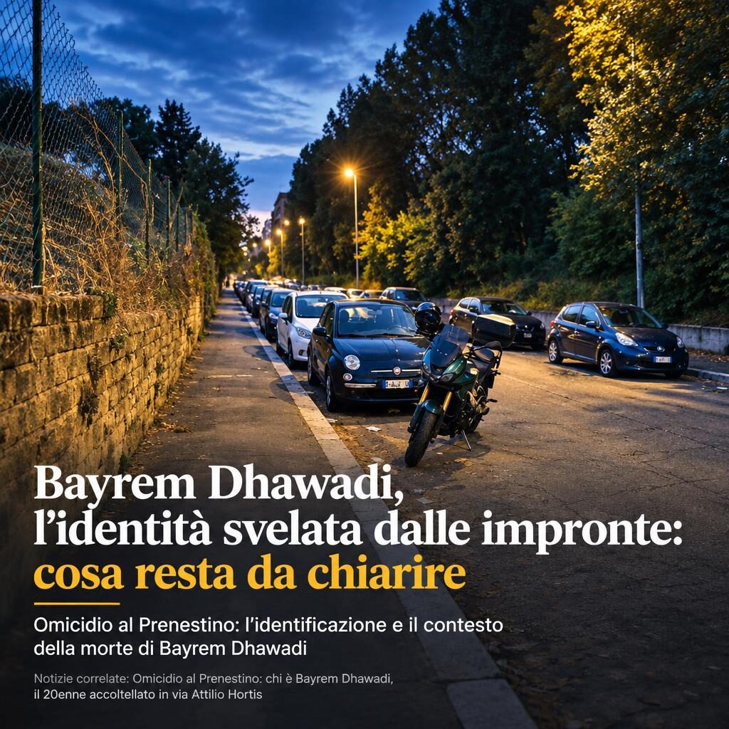 Bayrem Dhawadi, l’identità svelata dalle impronte: cosa resta da chiarire
