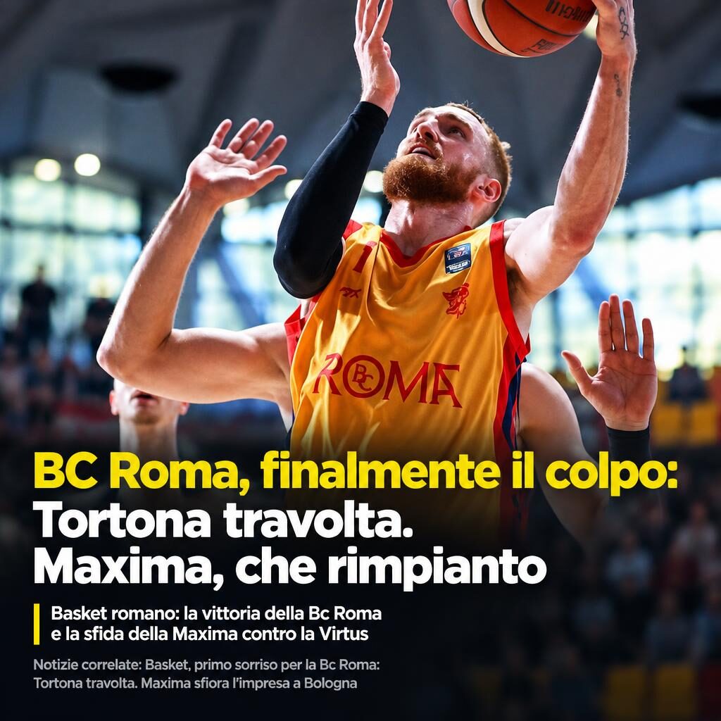 BC Roma, finalmente il colpo: Tortona travolta. Maxima, che rimpianto